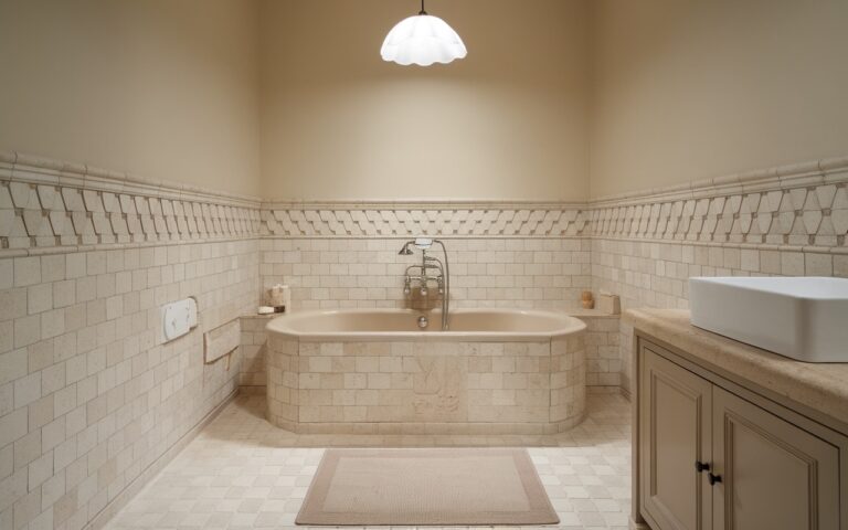 Beige Bathroom Tile Ideas