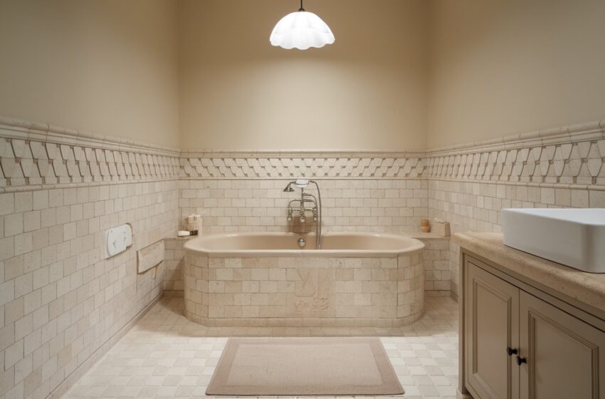 Beige Bathroom Tile Ideas