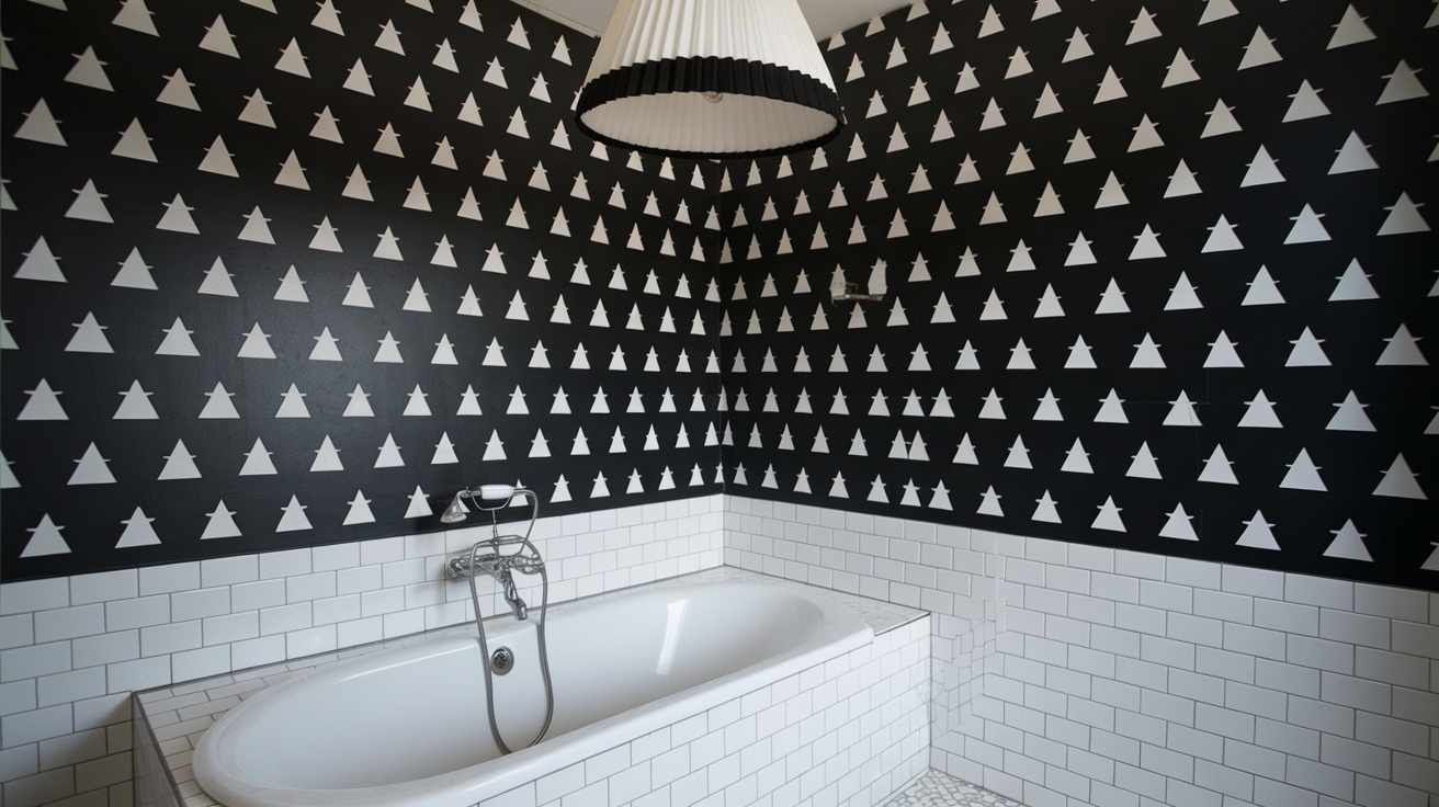 Black Accent Wall Ideas Bathroom