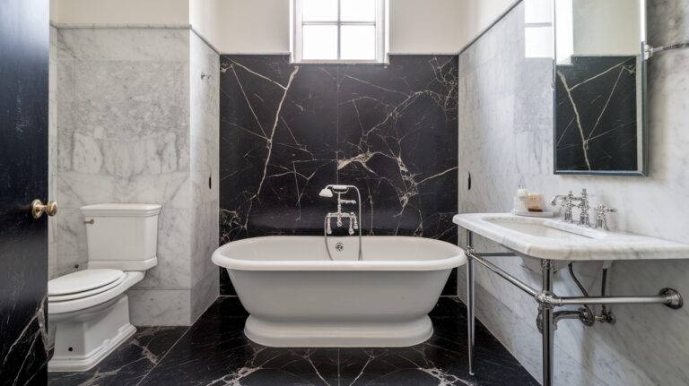 Black and White Marble