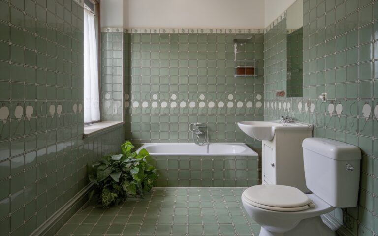 Green Tile Bathroom Ideas
