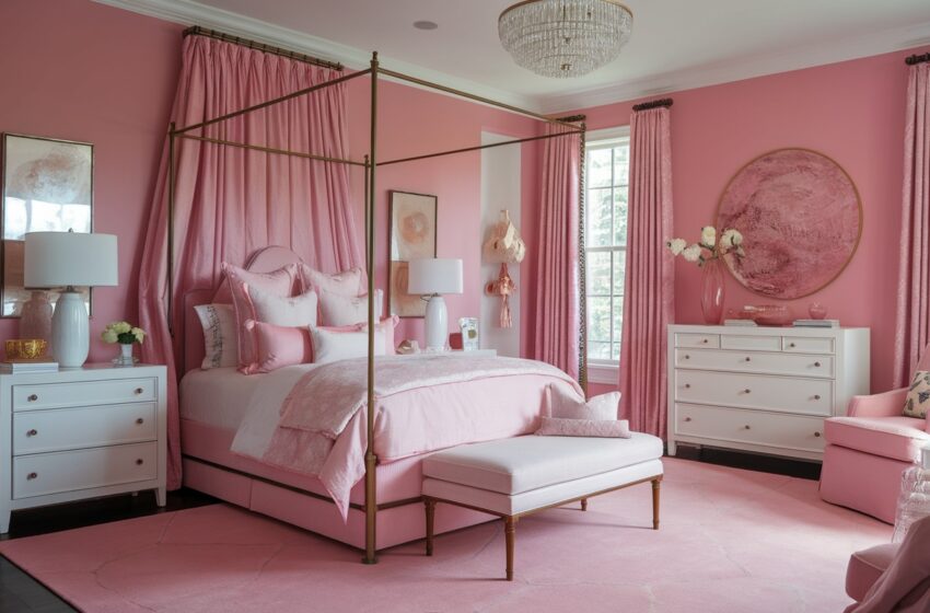 Pink Bedroom Decor