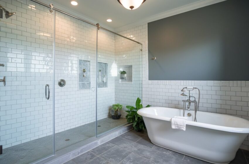 gray bathroom tile ideas