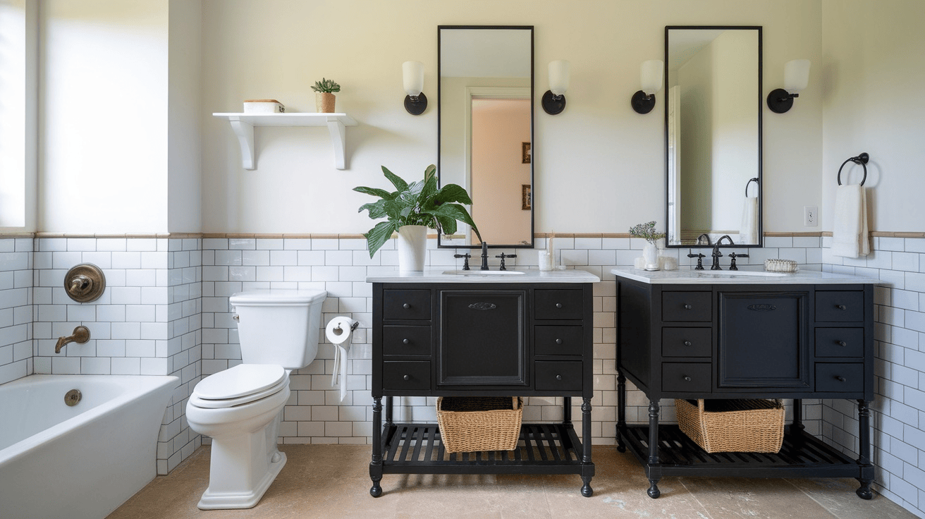 Black Bathroom Vanities