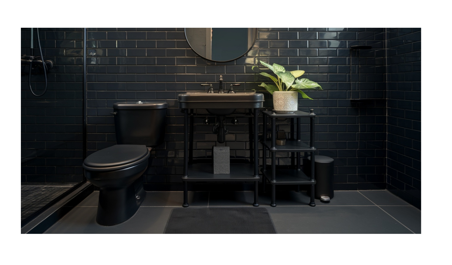 Black Bathroom Decor Ideas
