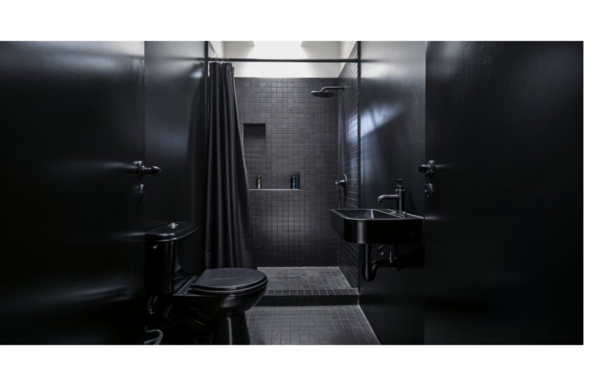 Small Black Bathroom Ideas