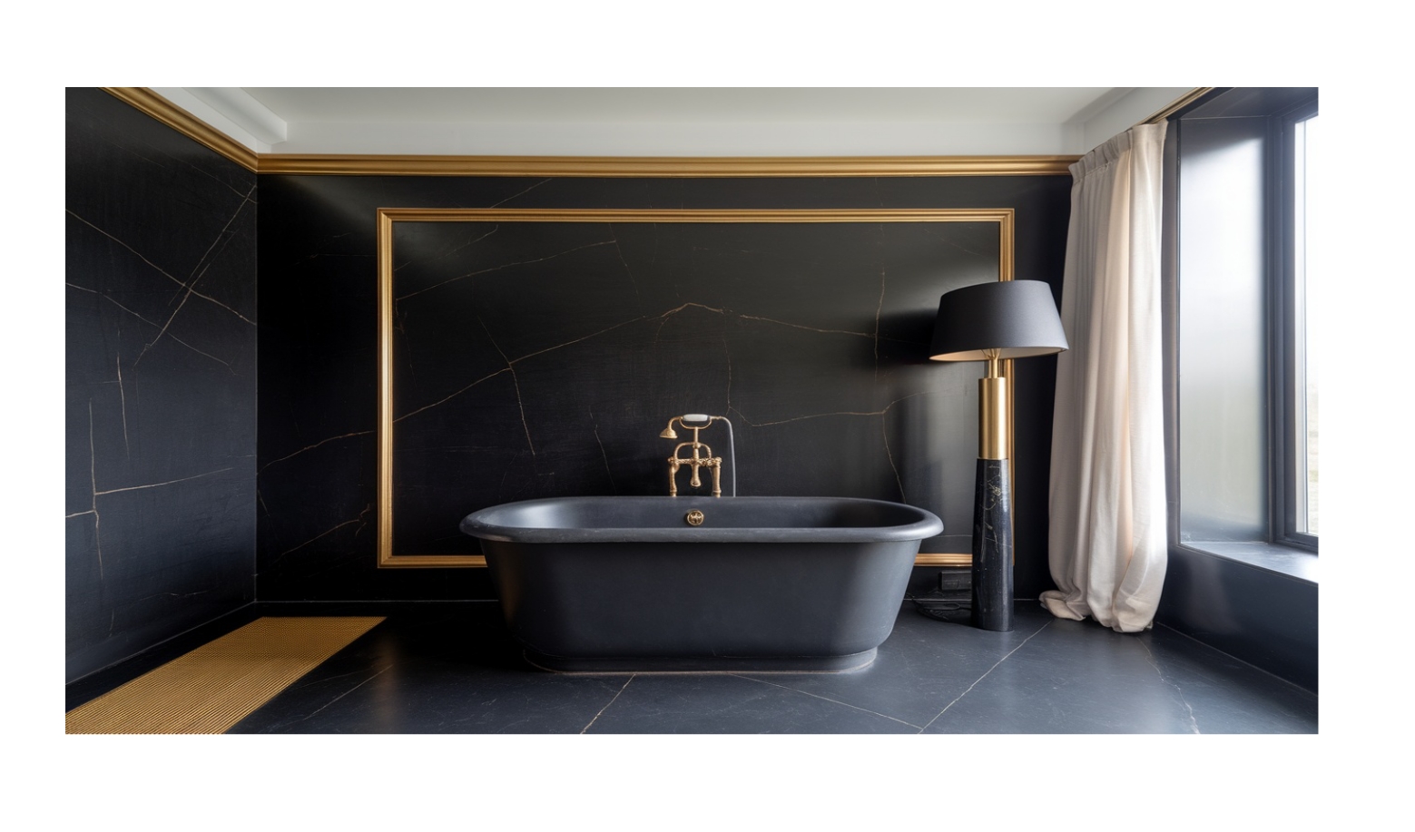 Black Marble Bathroom Ideas