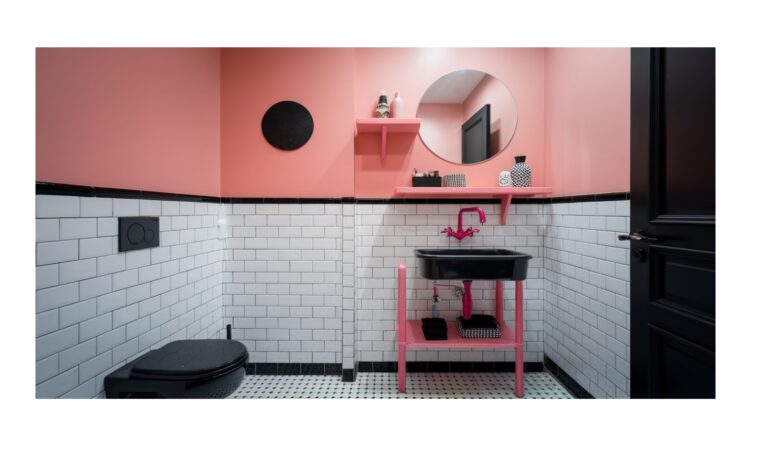 Pink and Black Bathroom Decor Ideas