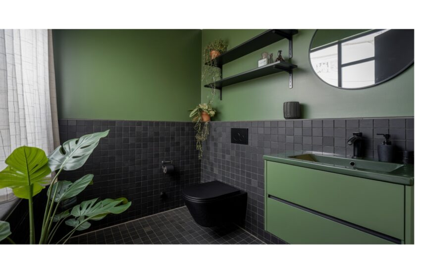  10 Stunning Green and Black Bathroom Ideas for a Modern Look