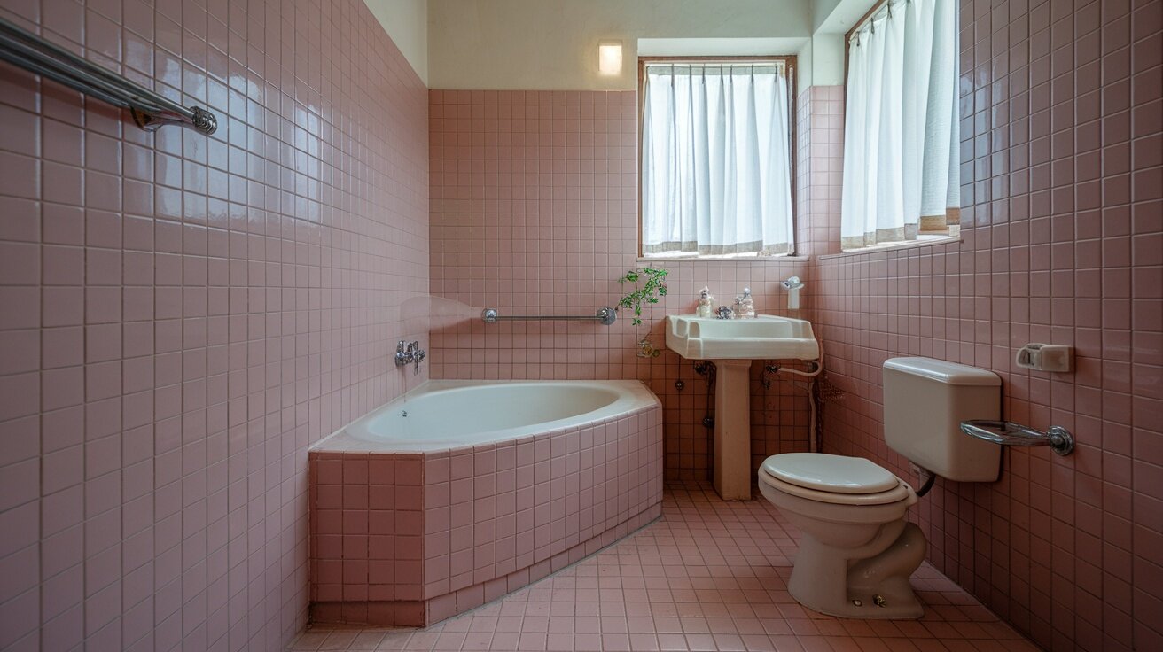 pink tile bathroom ideas