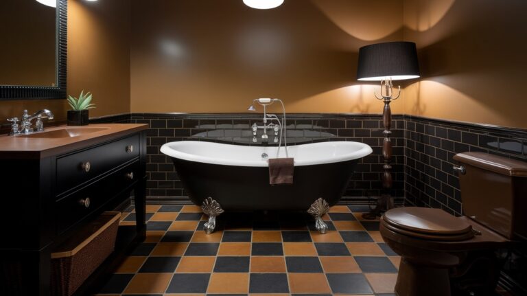 Black and Brown Bathroom Ideas
