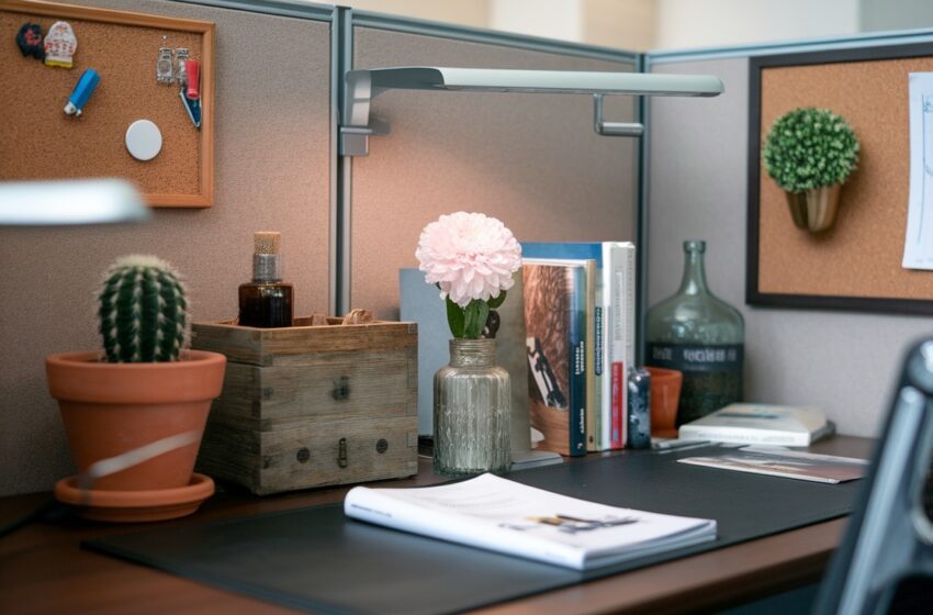  18 Stylish Desk Decor Ideas for Your Office Cubicle