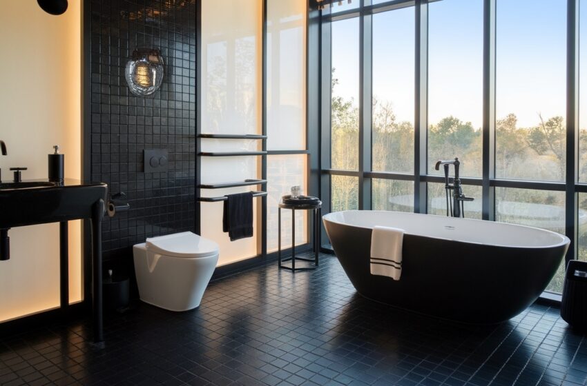  20 Stunning Luxury Black Bathroom Interior Design Ideas