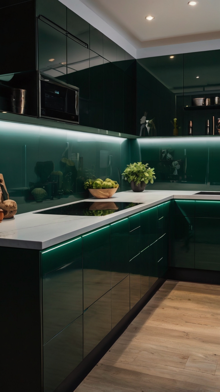 Dark Green Kitchen Cabinet: 15 Stunning Design Ideas to Transform Your Space