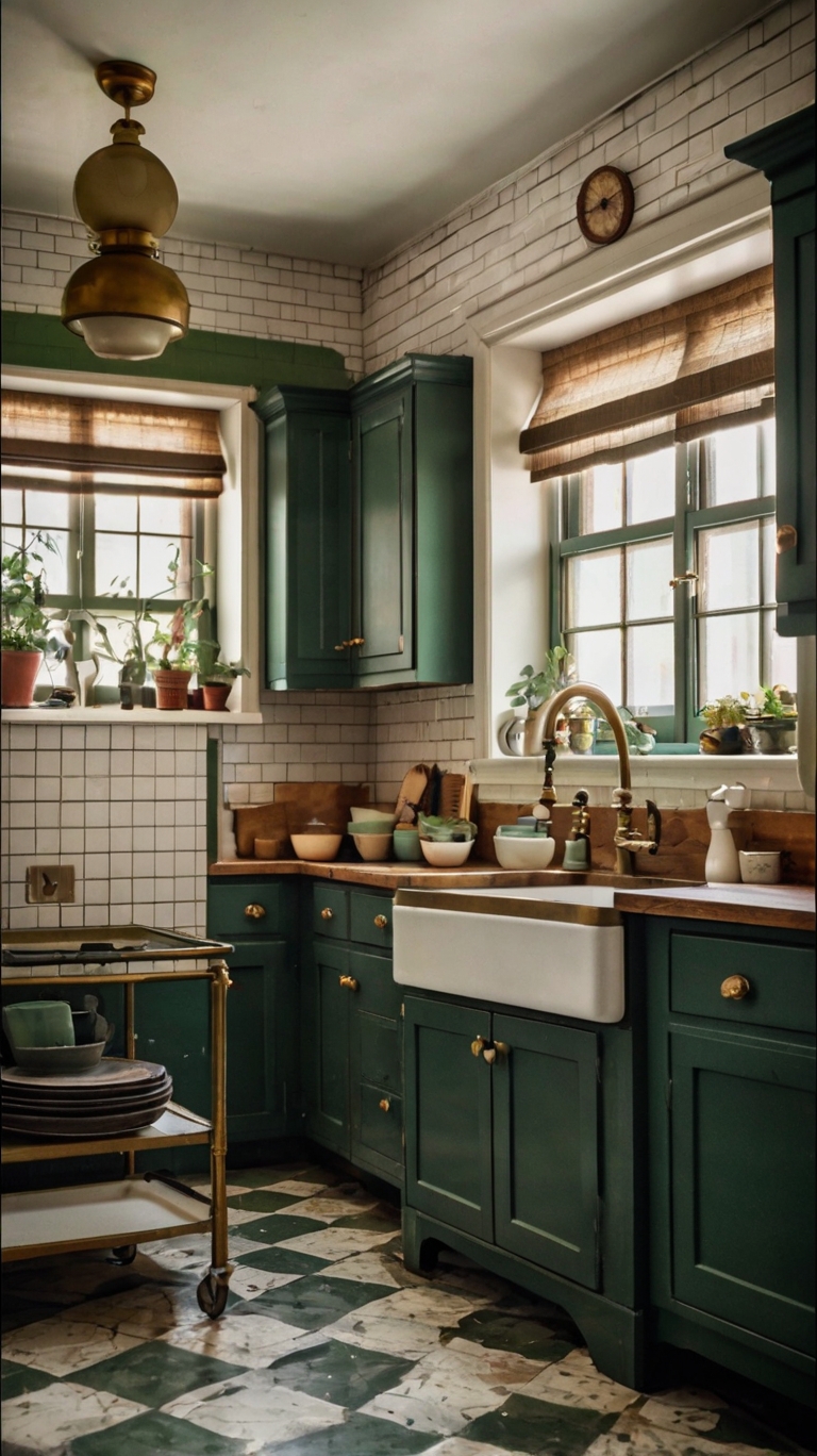 Dark Green Kitchen Cabinet: 15 Stunning Design Ideas to Transform Your ...