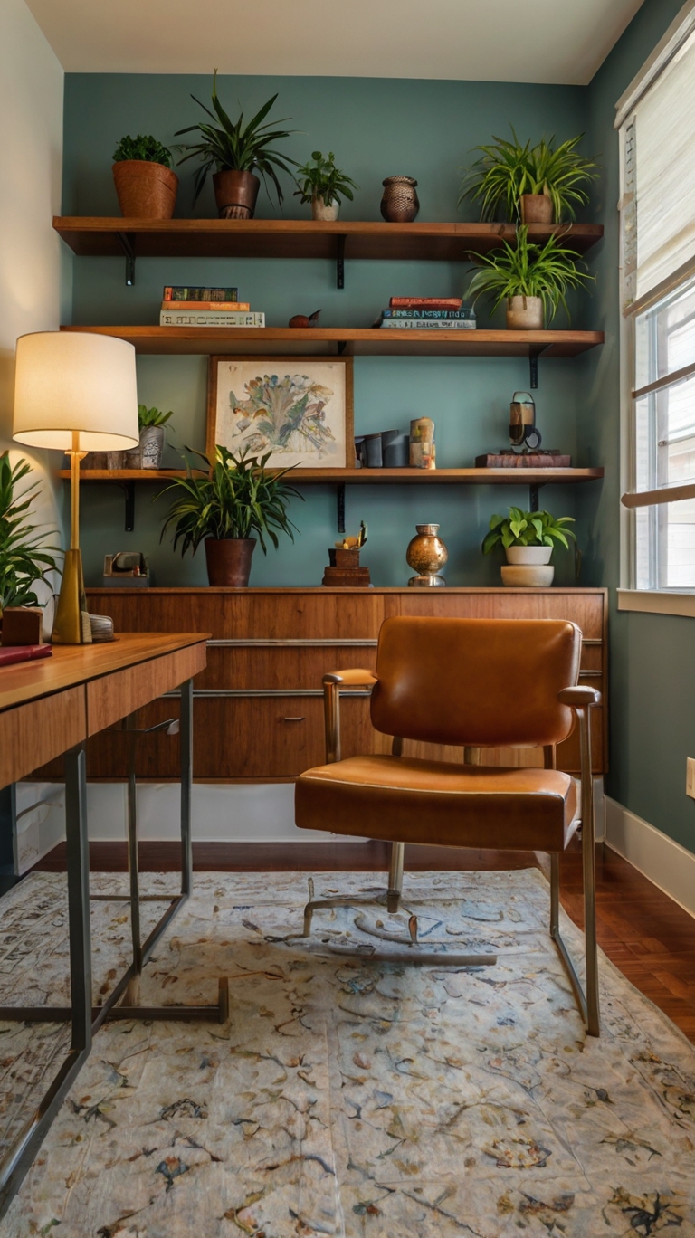 15 Mid-Century Modern Office Design Ideas to Elevate Your Workspace