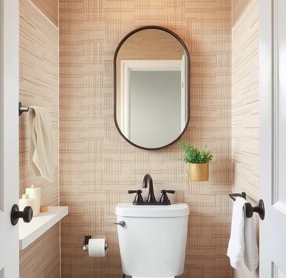  15 Stylish Guest Bathroom Wallpaper Ideas