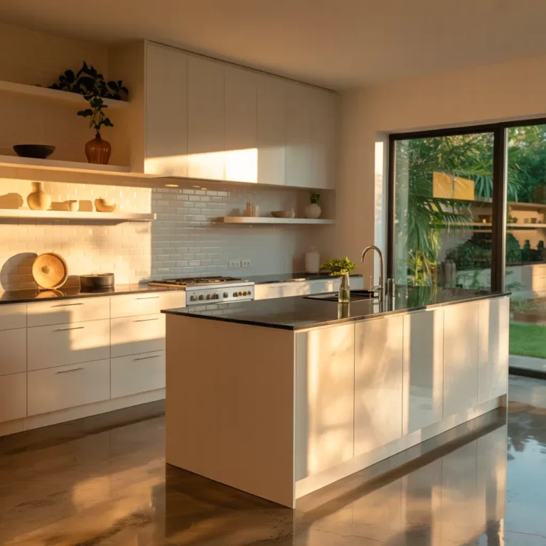 white subway tile kitchen backsplash
