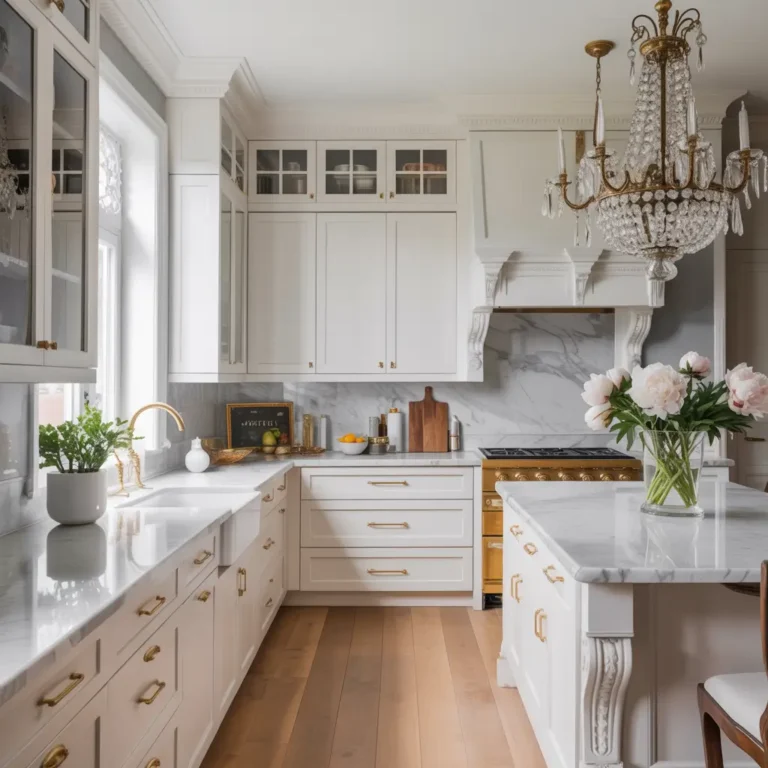 white shaker kitchen