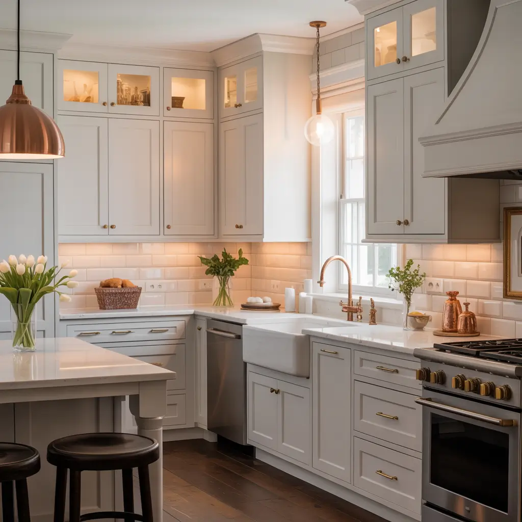 White Shaker Kitchen Cabinets