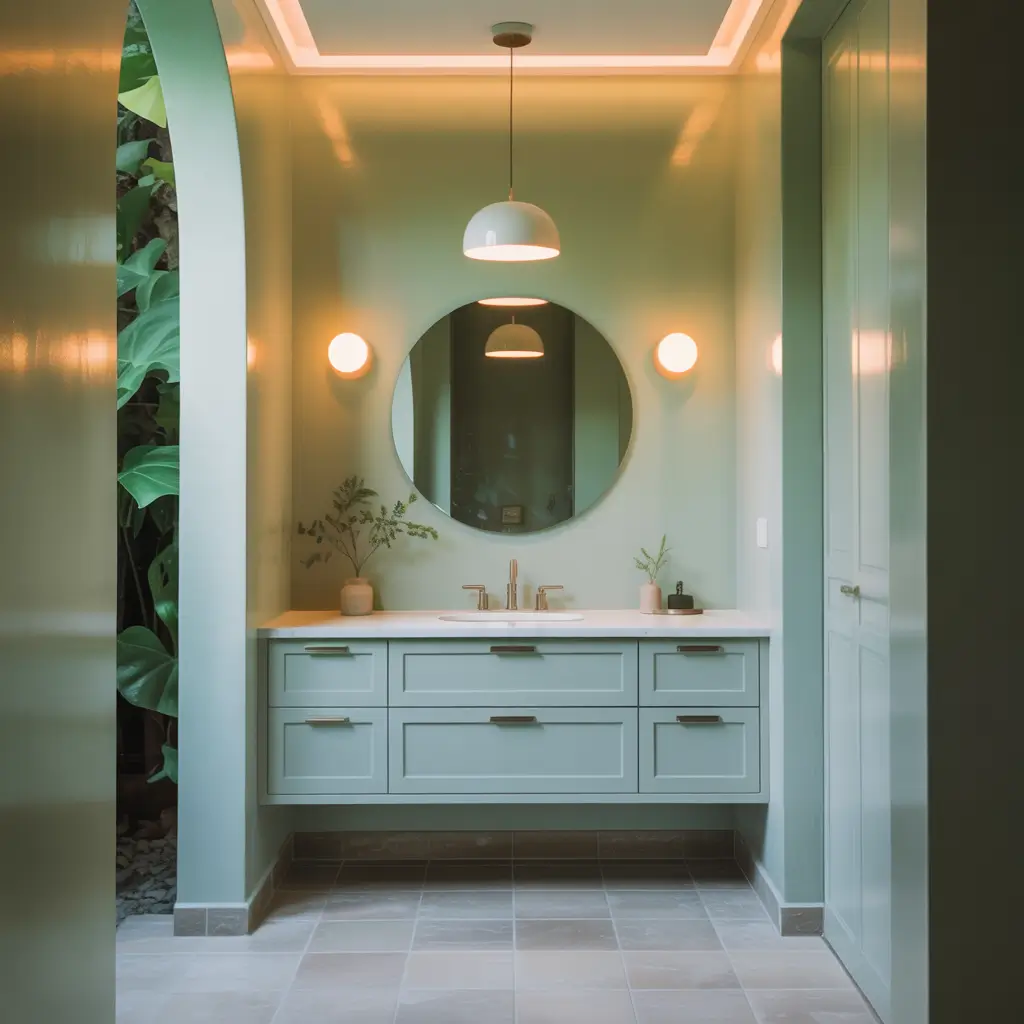 Light Green Bathroom