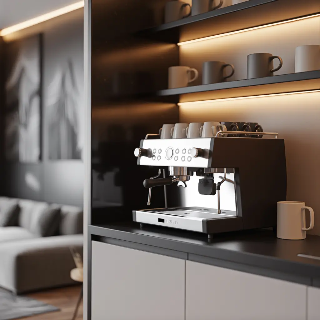 Built-In Coffee Bar