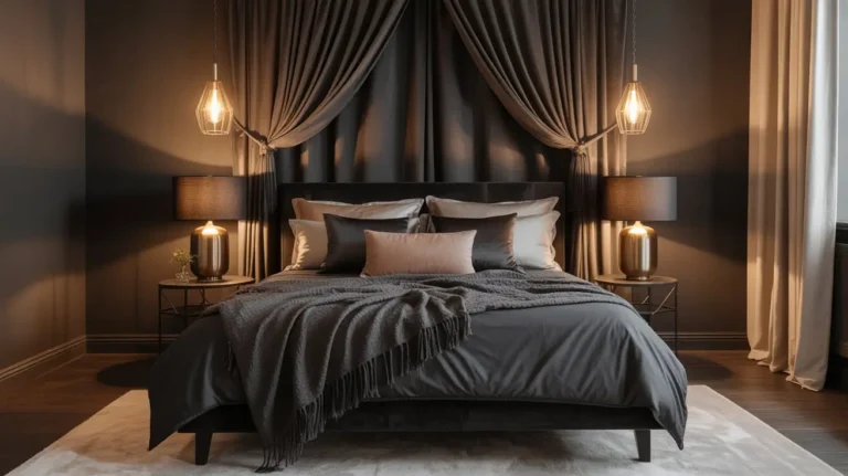 black bedroom aesthetic