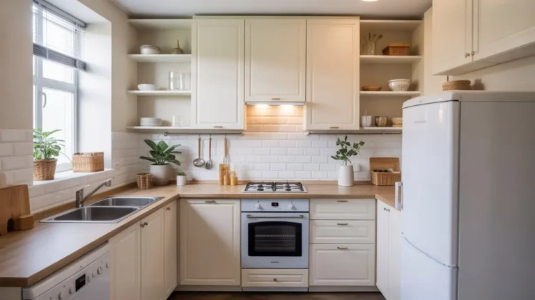 off white kitchen cabinets