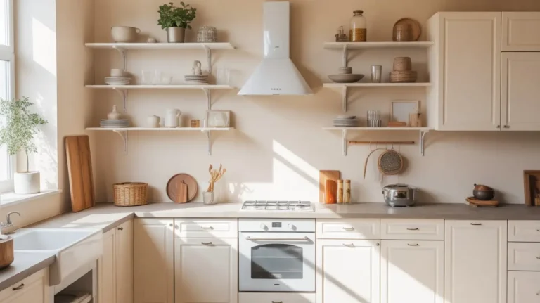 white kitchen cabinets