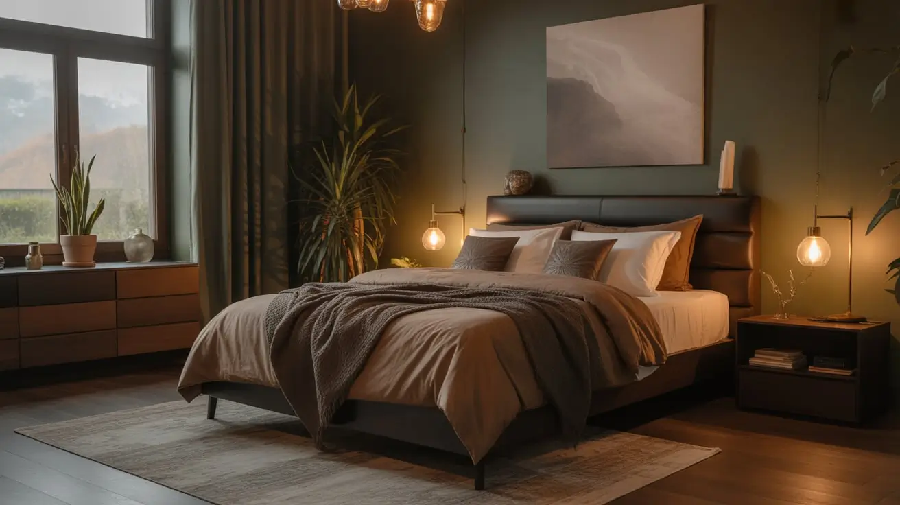 earthy bedroom aesthetic