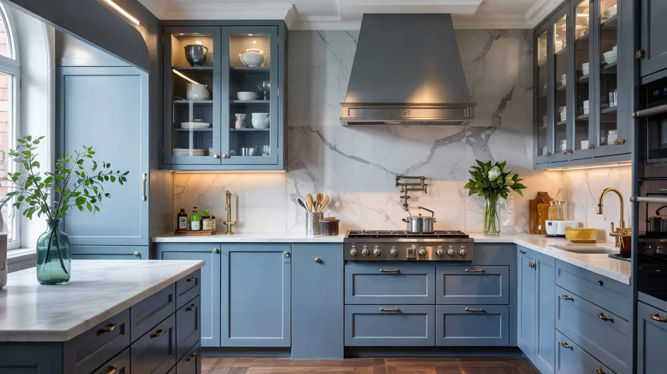 Blue and White Kitchen Ideas