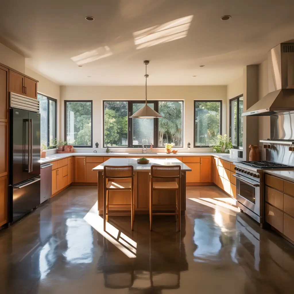 black appliances kitchen