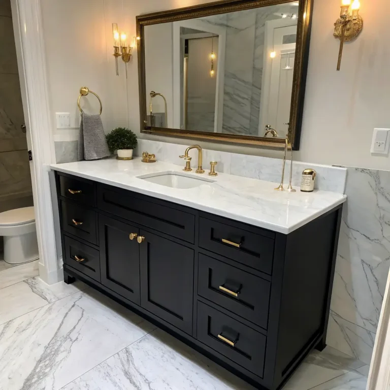 10 Trendy Black Bathroom Vanity Ideas for Stylish Bathrooms