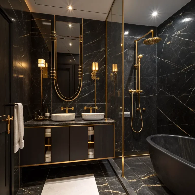 10 Sophisticated Modern Black Bathroom Ideas and Trendy Looks