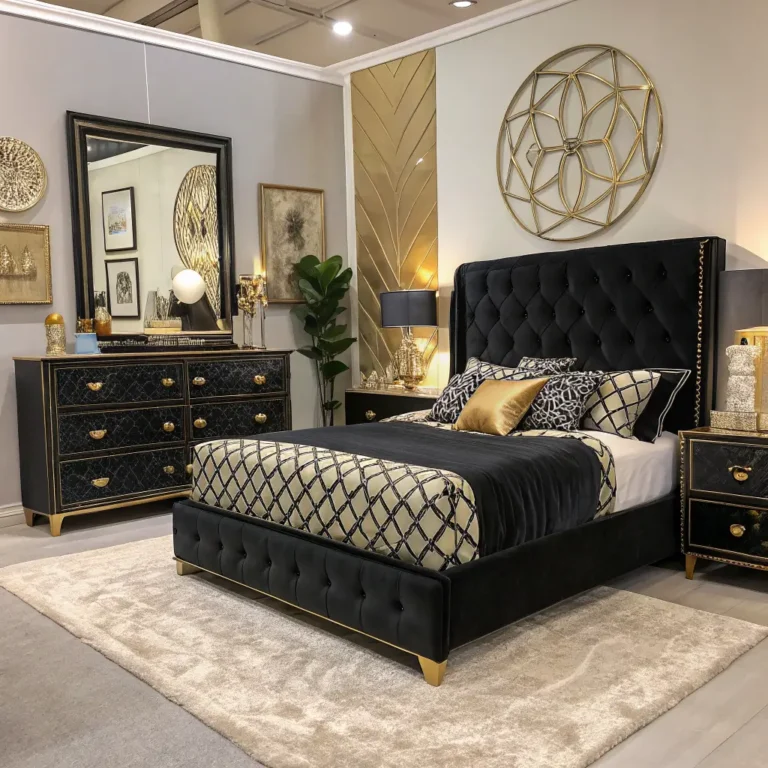 10 Sophisticated Black Bedroom Furniture Ideas and Cozy Corners