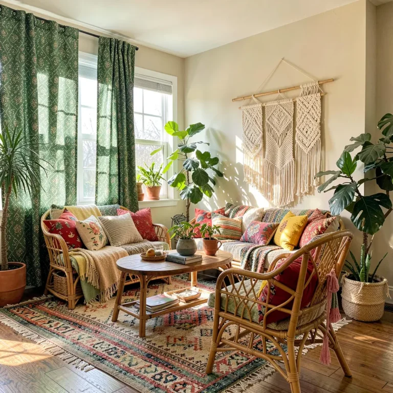 10 Chic Green Curtains Living Room Ideas to Refresh Your Space