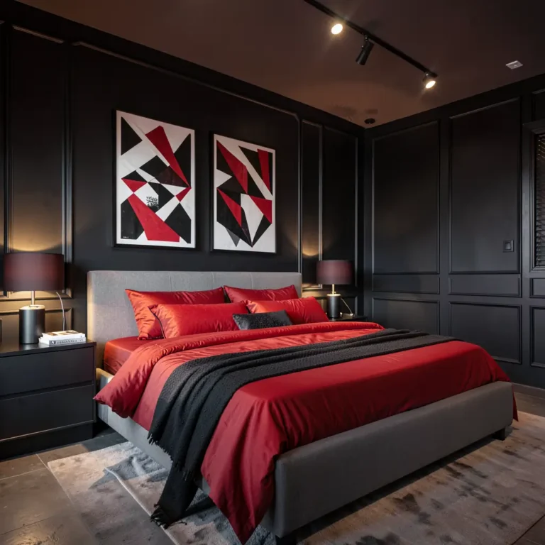 10 Fabulous Red and Black Bedroom Ideas for Every Room